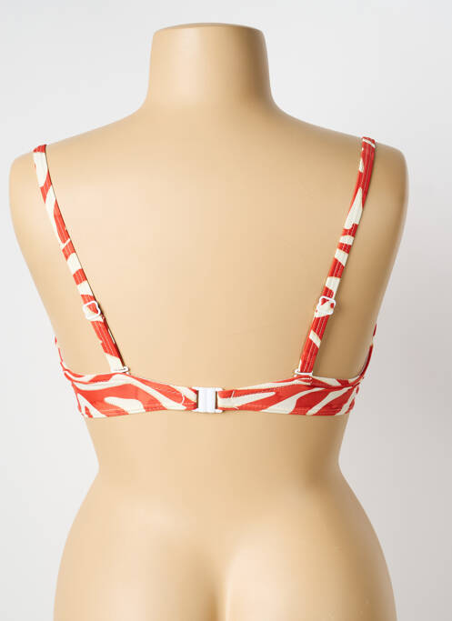 Sutien de costum de baie elasticitate top bentiță roșu LAGON BLEU femme