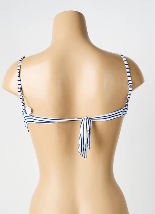 Sutien de costum de baie elasticitate sutien balconet cu decolteu înalt alb NEUFRED femme