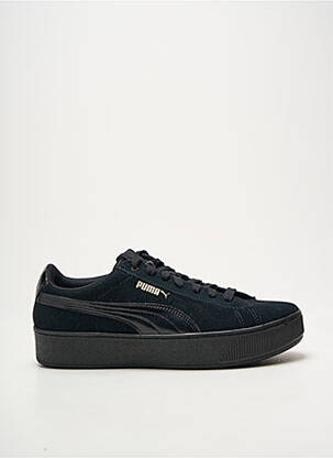 Adidași vârf rotund toc plat până la 3 cm negru PUMA femeie