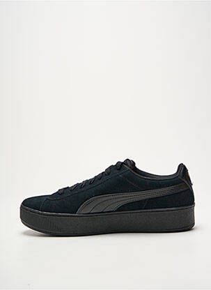Adidași vârf rotund toc plat până la 3 cm negru PUMA femeie