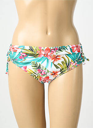 Chiloți de baie imprimeu tie and dye chiloți alb LAGON BLEU femme