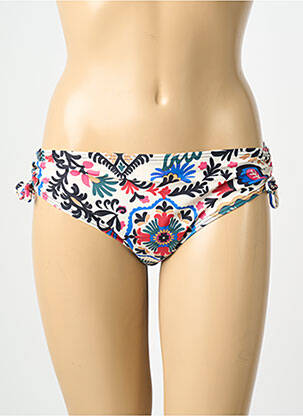 Chiloți de baie imprimeu fantezie chiloți bej LAGON BLEU femme