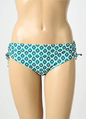 Chiloți de baie imprimeu fantezie chiloți verde LAGON BLEU femme