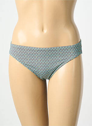 Chiloți de baie imprimeu fantezie chiloți verde LAGON BLEU femme