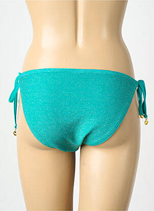 Chiloți de baie elasticitate bikini verde LAGON BLEU femeie