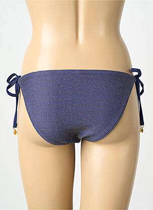 Chiloți de baie elasticitate bikini albastru LAGON BLEU femeie