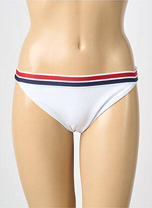 Chiloți de baie elasticitate chiloți alb LAGON BLEU femme