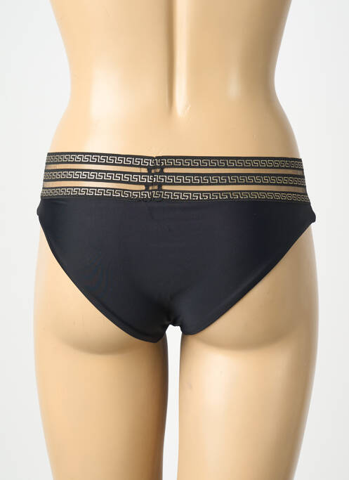 Chiloți de baie elasticitate chiloți negru POWER FLOWER femme