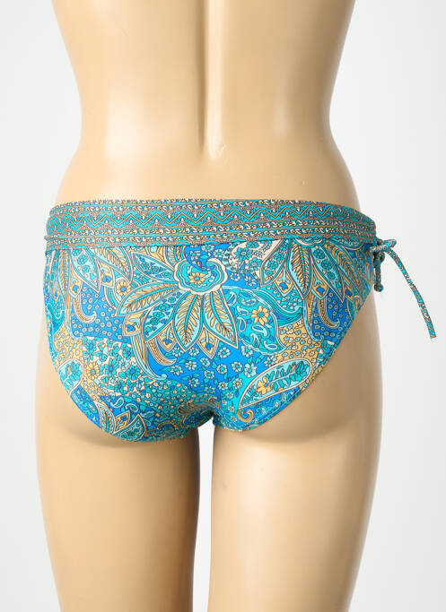 Chiloți de baie imprimeu fantezie chiloți albastru LAGON BLEU femme