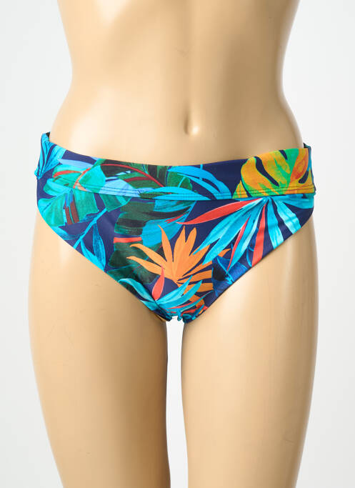 Chiloți de baie imprimeu fantezie chiloți albastru HIBIKINI femme