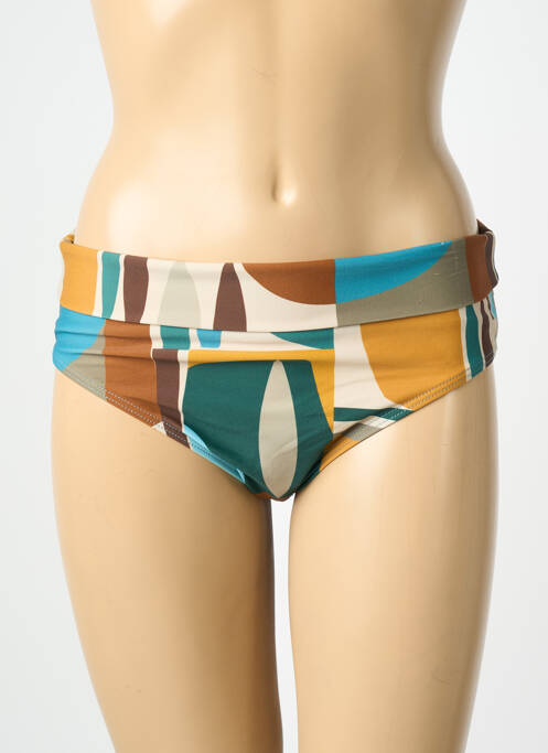 Chiloți de baie imprimeu fantezie chiloți albastru LAGON BLEU femme