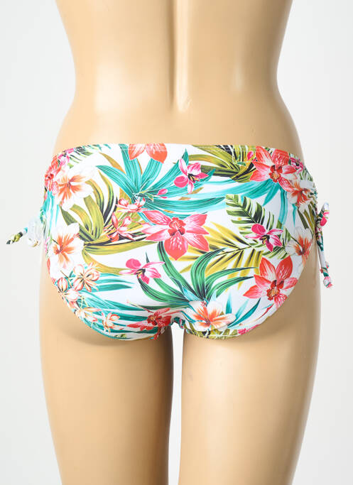 Chiloți de baie imprimeu tie and dye chiloți alb LAGON BLEU femme