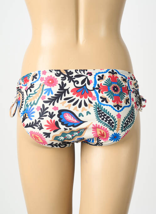 Chiloți de baie imprimeu fantezie chiloți bej LAGON BLEU femme