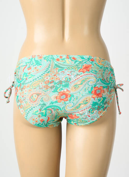 Chiloți de baie imprimeu fantezie chiloți verde LAGON BLEU femme
