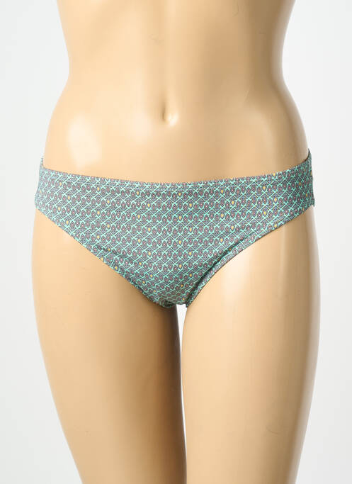 Chiloți de baie imprimeu fantezie chiloți verde LAGON BLEU femme