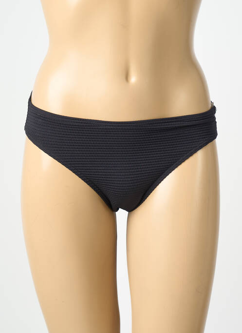 Chiloți de baie elasticitate chiloți negru LAGON BLEU femme