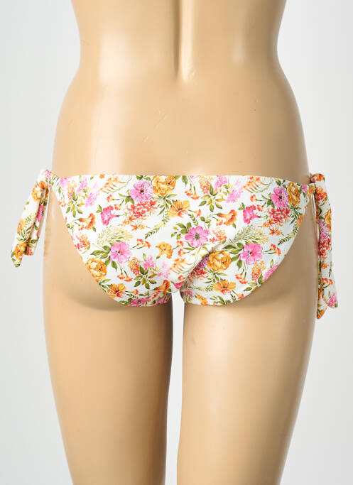 Chiloți de baie imprimeu floral bikini alb SWEET SECRET femme