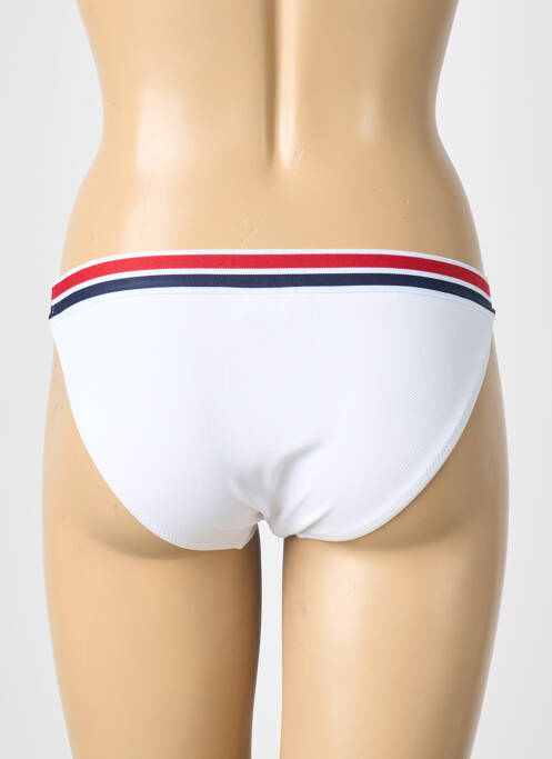 Chiloți de baie elasticitate chiloți alb LAGON BLEU femme