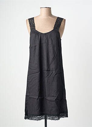 Rochie midi croială fluidă fără mâneci negru CREAM femeie