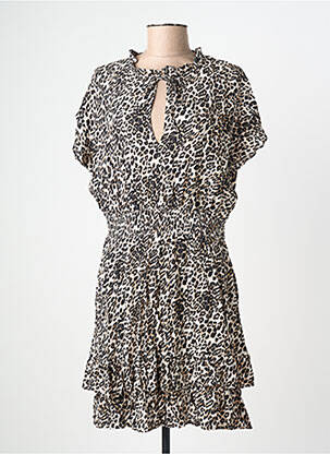 Rochie midi mâneci scurte mâneci scurte negru MOLLY BRACKEN femeie