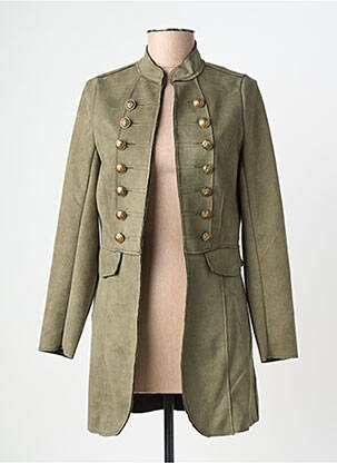 Jachete casual guler rotund verde MOLLY BRACKEN femeie