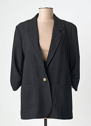 Sacou finisaj interior dublat negru CREAM femeie
