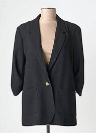 Sacou finisaj interior dublat negru CREAM femme