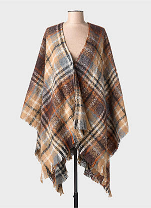 Poncho maro CREAM femeie