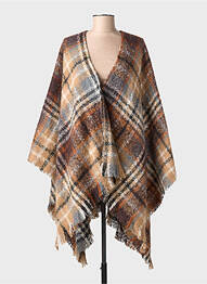 Poncho maro CREAM femeie