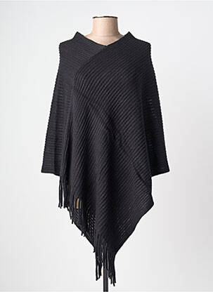 Poncho negru MOLLY BRACKEN femeie