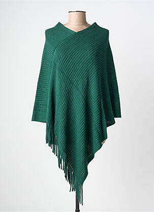 Poncho croială largă verde MOLLY BRACKEN femeie