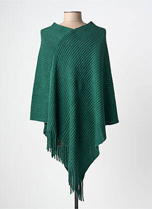 Poncho croială largă verde MOLLY BRACKEN femeie