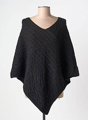 Poncho negru CREAM femeie