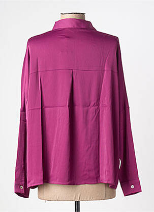 Cămașă croială dreaptă mâneci lungi violet MOLLY BRACKEN femeie