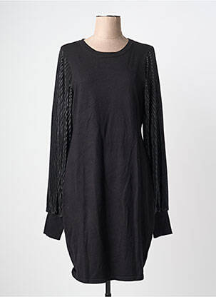 Rochie midi mâneci lungi mâneci lungi negru MOLLY BRACKEN femme