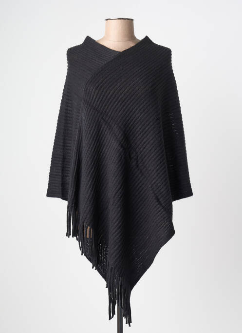Poncho negru MOLLY BRACKEN femeie