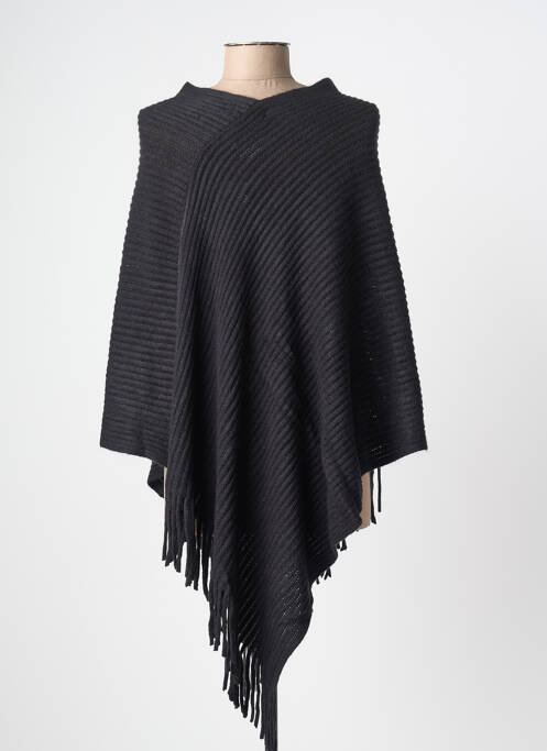 Poncho negru MOLLY BRACKEN femeie