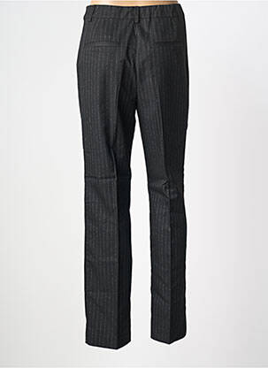 Pantalon drept țesătură crep talie înaltă negru CREAM femeie