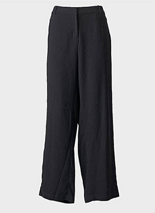 Pantalon larg țesătură crep mărime normală negru CREAM femeie