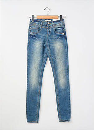 Blugi skinny elasticitate talie joasă albastru CREAM femeie