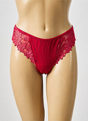 Tanga tulle transparent roșu PRIMADONNA femeie