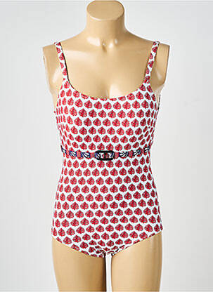 Costum de baie dintr-o singură piesă alb LAGON BLEU femme