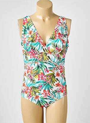 Costum de baie dintr-o singură piesă verde LAGON BLEU femme