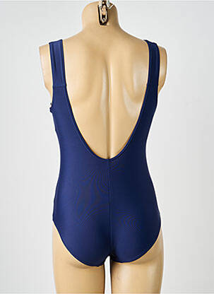 Costum de baie dintr-o singură piesă imprimeu fantezie albastru LAGON BLEU femeie