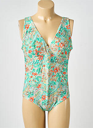 Costum de baie dintr-o singură piesă verde LAGON BLEU femme