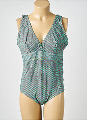 Costum de baie dintr-o singură piesă albastru LAGON BLEU femme