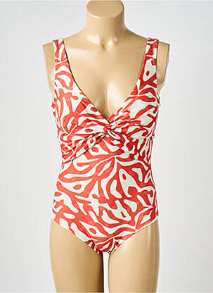 Costum de baie dintr-o singură piesă roșu LAGON BLEU femme