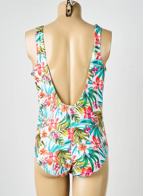 Costum de baie dintr-o singură piesă verde LAGON BLEU femme