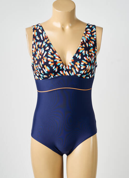 Costum de baie dintr-o singură piesă albastru LAGON BLEU femme