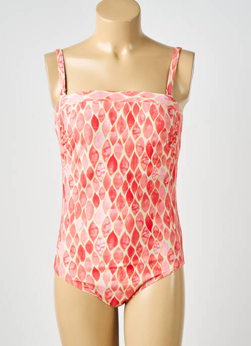 Costum de baie dintr-o singură piesă roz LAGON BLEU femme